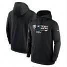 Men's Chicago Bears Black 2022 Crucial Catch Therma Performance Pullover Hoodie