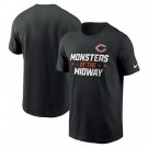 Men's Chicago Bears Black Monsters Of The Midway Local Essential T Shirt