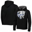 Men's Chicago Bears Black Training Collection Raglan Pullover Hoodie