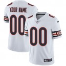 Men's Chicago Bears Customized Limited White Vapor Untouchable Jersey
