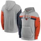 Men's Chicago Bears Gray Heathered Heritage Tri Blend Pullover Hoodie