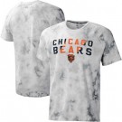 Men's Chicago Bears Gray Resolution Tie Dye Raglan T Shirt