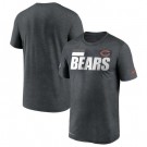 Men's Chicago Bears Gray Sideline Impact Legend Performance T Shirt 516