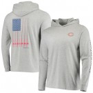 Men's Chicago Bears Gray Vineyard Vines Hoodie Long Sleeve T Shirt