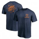 Men's Chicago Bears Iconic Retro Diamond Scroll Printed T-Shirt 0985