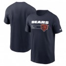 Men's Chicago Bears Navy Division Essential T Shirt