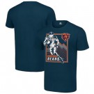 Men's Chicago Bears Navy Graphic Shield Logo T Shirt