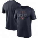 Men's Chicago Bears Navy Icon Performance T-Shirt