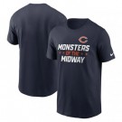 Men's Chicago Bears Navy Monsters Of The Midway Local Essential T Shirt