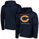 Men's Chicago Bears Navy Printed Pullover Hoodie 302561