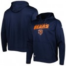 Men's Chicago Bears Navy Printed Pullover Hoodie 302637