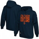 Men's Chicago Bears Navy School of Hard Knocks Pullover Hoodie
