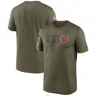 Men's Chicago Bears Olive 2022 Salute to Service Legend Team T Shirt