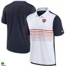 Men's Chicago Bears White Fashion Performance Polo