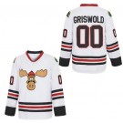 Men's Chicago Blackhawks #00 Clark Griswold White Deer Head Hockey Jersey