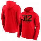 Men's Chicago Blackhawks Red 312 Hometown Graphic Hoodie