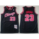 Men's Chicago Bulls #23 Michael Jordan Black 1997 Hollywood Classic Swingman Jersey