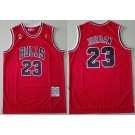 Men's Chicago Bulls #23 Michael Jordan Red 1996 Champions Swingman Jersey