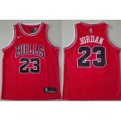 Men's Chicago Bulls #23 Michael Jordan Red Icon Swingman Jersey