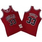 Men's Chicago Bulls #33 Scottie Pippen Red 1997 Throwback Swingman Jersey