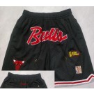 Men's Chicago Bulls Black Classic Finals Just Don Shorts