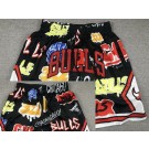 Men's Chicago Bulls Black Doodle Just Don Jersey