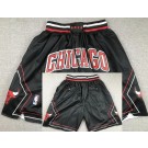 Men's Chicago Bulls Black Just Don Shorts