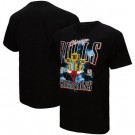 Men's Chicago Bulls Black Printed T-Shirt 206018