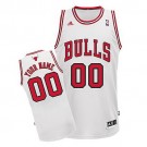 Men's Chicago Bulls Customized White Swingman Adidas Jersey