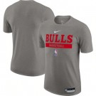 Men's Chicago Bulls Gray 2022 Legend On Court Practice Performance T Shirt