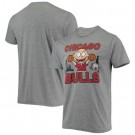 Men's Chicago Bulls Gray Printed T-Shirt 206005