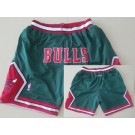 Men's Chicago Bulls Green 2008 Just Don Swingman Shorts