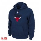 Men's Chicago Bulls Navy Blue Printed Pullover Hoodie