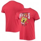 Men's Chicago Bulls Pink Printed T-Shirt 206009