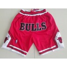 Men's Chicago Bulls Red 1997 Just Don Swingman Shorts
