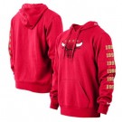 Men's Chicago Bulls Red 2021 City Edition Pullover Hoodie