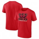 Men's Chicago Bulls Red Printed T-Shirt 206006