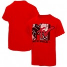 Men's Chicago Bulls Red Printed T-Shirt 206008