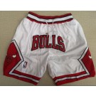 Men's Chicago Bulls White 1997 Just Don Swingman Shorts