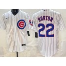 Men's Chicago Cubs #22 Cade Horton White Limited Cool Base Jersey