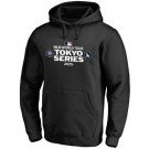 Men's Chicago Cubs Black 2025 Tokyo Series Performance Pullover Hoodie