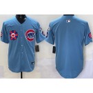Men's Chicago Cubs Blank Baby Blue 2025 Tokyo Series Limited Jersey