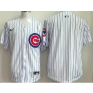 Men's Chicago Cubs Blank White Limited Jersey