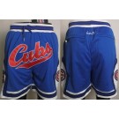 Men's Chicago Cubs Blue Just Don Shorts