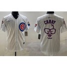 Men's Chicago Cubs Caray White Fashion Limited Jersey