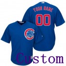 Men's Chicago Cubs Customized Blue Cool Base Jersey