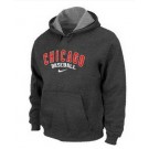 Men's Chicago Cubs Dark Gray Printed Pullover Hoodie