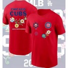 Men's Chicago Cubs Red 2025 Tokyo Series T Shirt