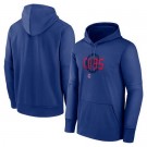 Men's Chicago Cubs Royal Authentic Collection Pregame Performance Pullover Hoodie