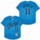 Men's Chicago White Sox #11 Luis Aparicio Blue 1968 Throwback Jersey